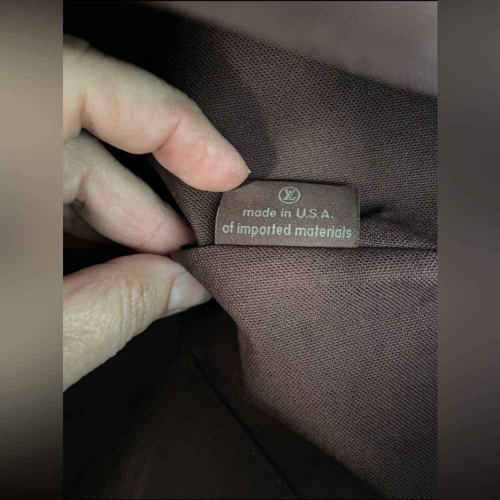 Authentic Louis Vuitton Brown Iena Monogram MM Canvas Tote Bag Full Set Luxury - Picture 7 of 13